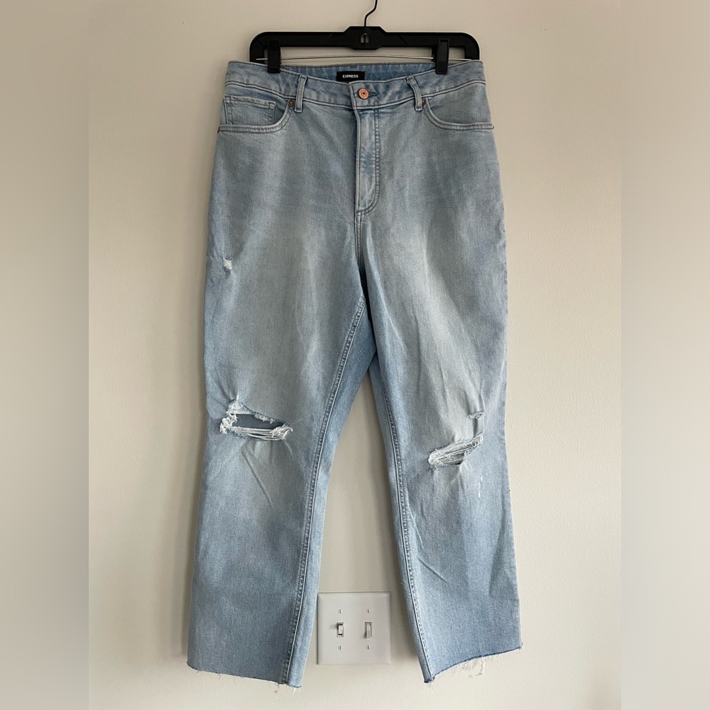 Express 12 Regular Skinny Super High-rise Mom Jeans